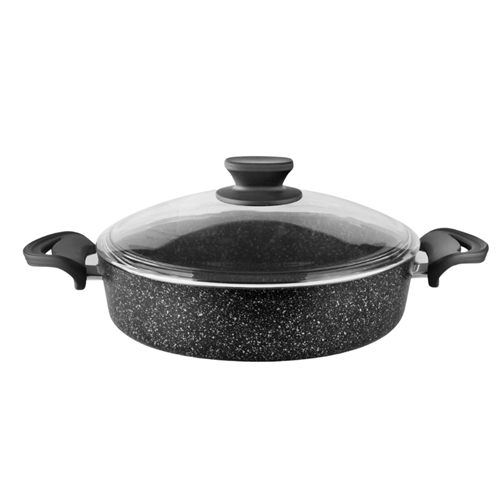 LAVONNİ DİEZ GRANİT BASIK TENCERE EZME BAKALİT KULP 30 CM 1*4
