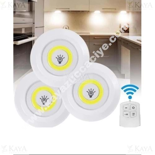 ZMAX KUMANDALI 3 LÜ LED LAMBASI 1*48