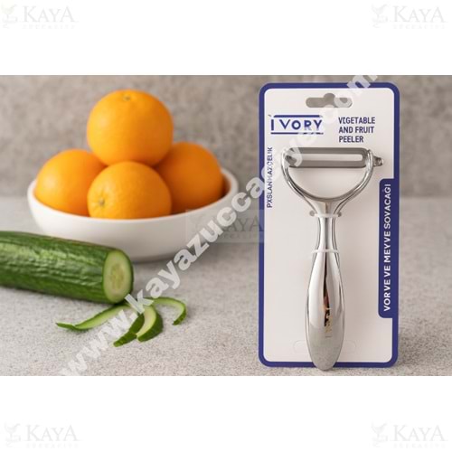 BZD IVORY ÇELİK SEBZE VE MEYVE SOYACAĞI 1*24