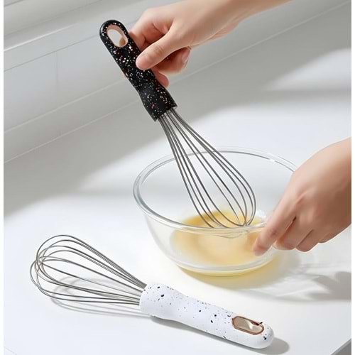 BZD IVORY GRANİT SAPLI ÇIRPICI ÇELİK MEDİUM 1*12