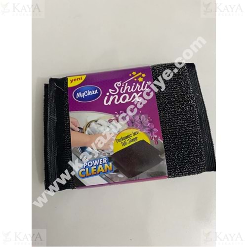 MYCLEAN PASLANMAZ İNOX TELLİ SÜNGER 2 Lİ 1*24