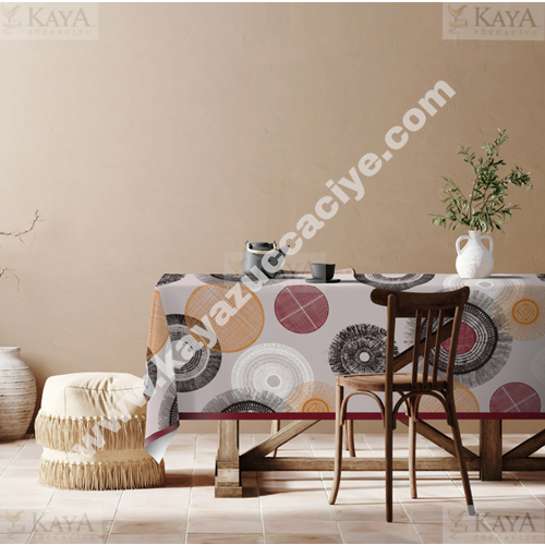 SERMAT HAZIR MASA ÖRTÜSÜ DİLİMLİ 140x220 CM 1*25
