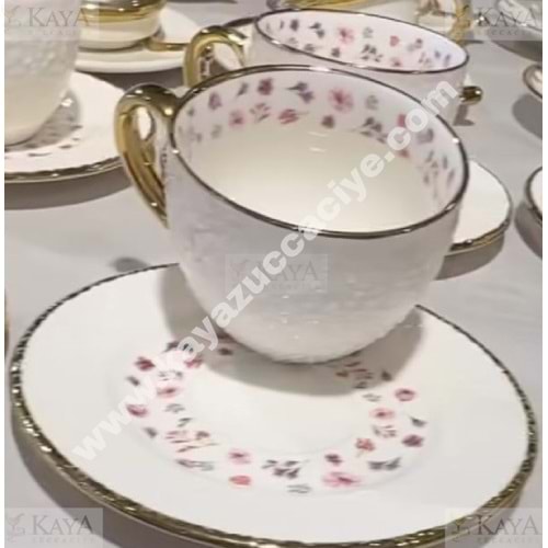 MLN PORSELEN KAHVE FİNCAN TAKIMI 6 LI 1*12