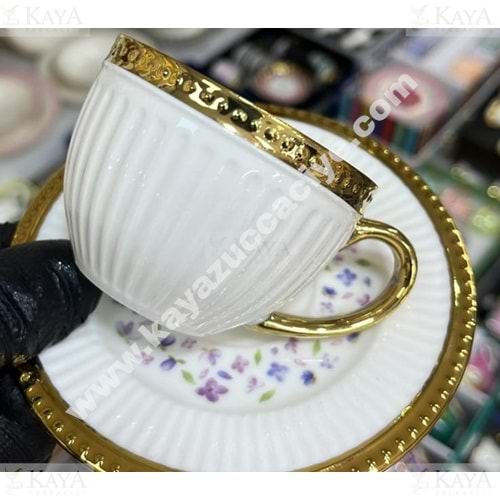 MLN PORSELEN KAHVE FİNCAN TAKIMI 6 LI 1*12