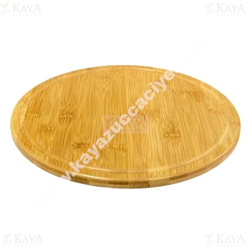 MLN BAMBU SUNUMLUK DÖNERLİ YUVARLAK 33x33 CM 1*12