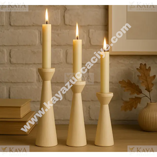 MLN ŞAMDAN VİENA BEYAZ VE KAHVERENGİ 3 LÜ 1*1