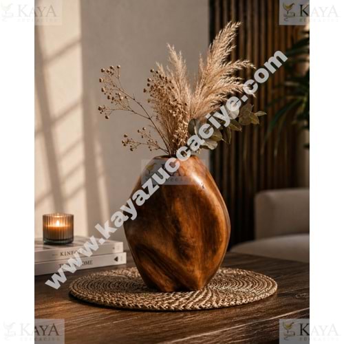 MLN SERAMİK VAZO DALGALI MODEL 18 CM 1*18