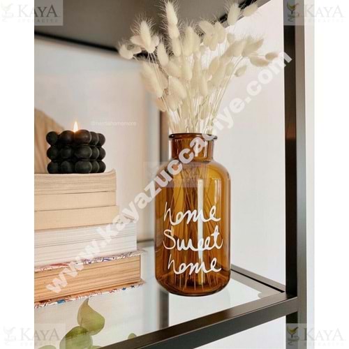 EGE MİLAY VAZO CAM RENKLİ TOMBUL 20 CM 1*30