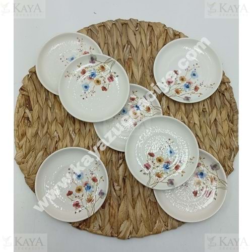ALİNA HOME MİMOZA MODEL DALGALI ÇAY TABAĞI 1*60