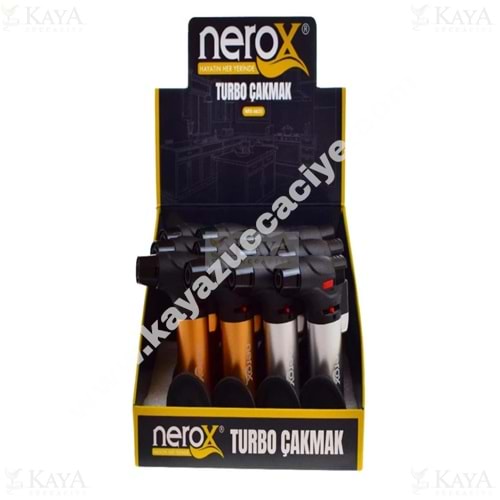 NEROX TURBO OCAK ÇAKMAĞI BASINÇLI GAZ RENKLİ METALİK 1*12