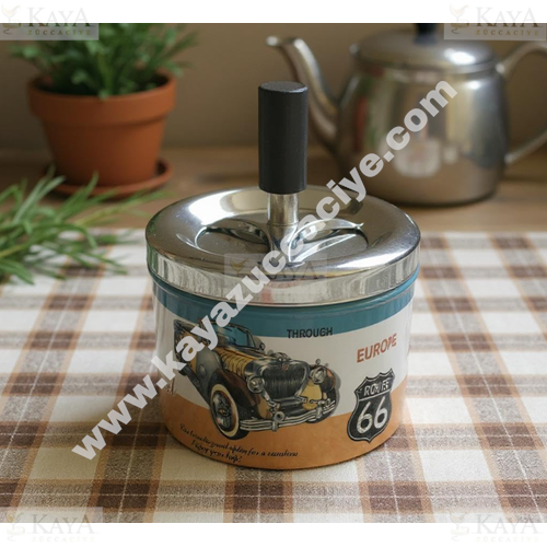 NEROX KÜLLÜK DESENLİ VE KAPAKLI YUVARLAK 1*12