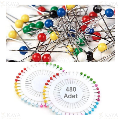 NEROX EŞARP İĞNESİ RENKLİ 12 YAPRAK 1*3