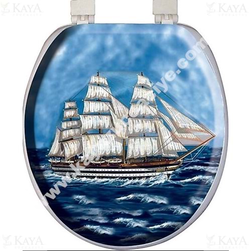 PARADİSE DESENLİ KLOZET KAPAĞI 1*17