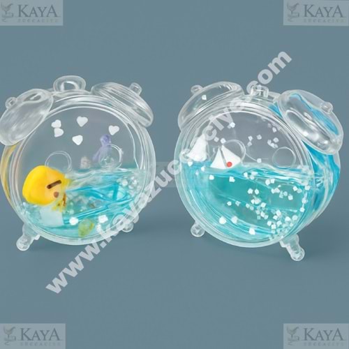 PBT HOME BİBLO DEKORATİF YUVARLAK SAAT MODEL BATMAYAN GEMİ 1*12