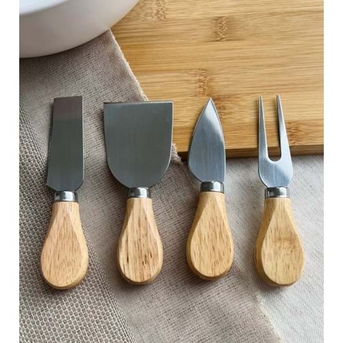 BZD IVORY 4 LÜ PEYNİR SPATULASI SETİ 1*36
