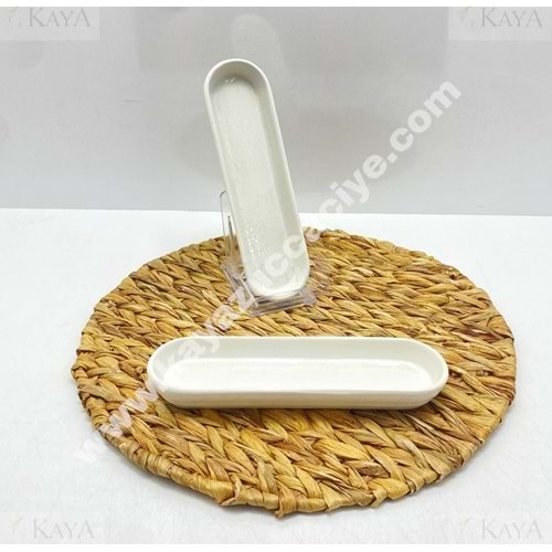 ALİNA HOME REAKTİF OVAL ZEYTİNLİK 23X6,5 CM 1*32