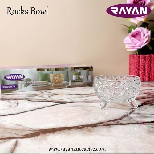RAYAN CAM KASE AYAKLI ROCKS BOWL 6 LI 1*12