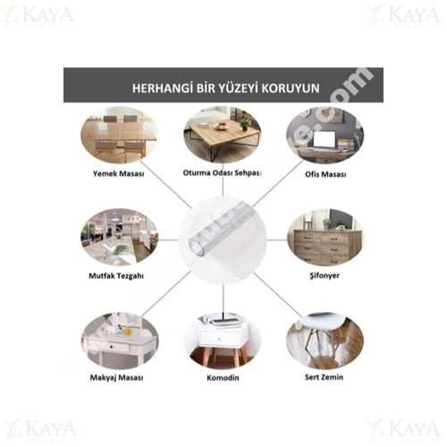 SERMAT MASA ÖRTÜSÜ GLASSY MİKA PVC 70 CMx20 MT 1.2 MM