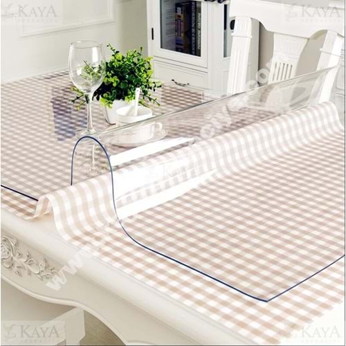 SERMAT MASA ÖRTÜSÜ GLASSY MİKA PVC 80 CMx20 MT 1.2 MM