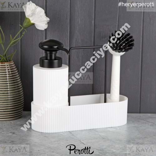 PEROTTİ SIVI SABUNLUK LİSBONE MUTFAK SETİ HAZNELİ OVAL 1*20