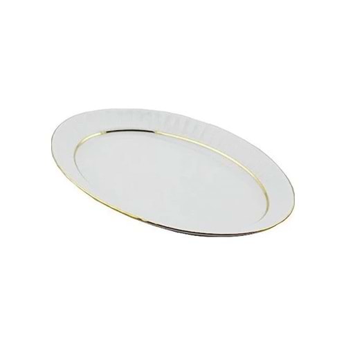 GÜRAL PORSELEN SEDEF 30 CM KAYIK TABAK MAT YALDIZ 1*3