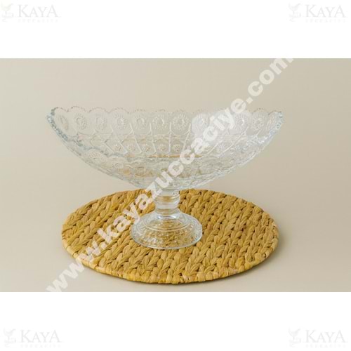 OKS SAKURA MEY-Jİ AYAKLI CAM SUNUMLUK 36 CM 1*4