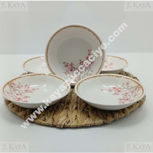 ALİNA HOME PEMBE SAKURA KÜÇÜK YEMEK TABAĞI 17 CM 1*18