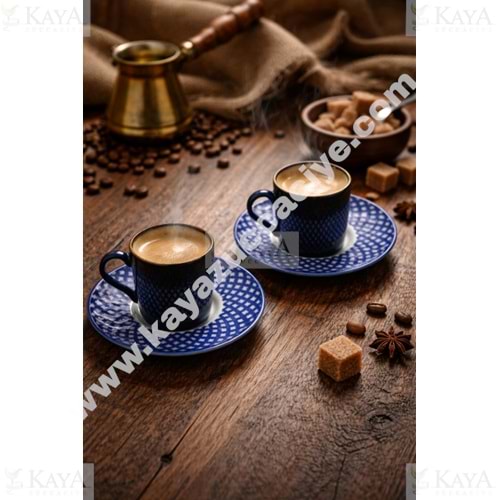 PORLİNE KAHVE TAKIMI DİJİTAL 2 Lİ 1*24