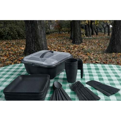 ALACA PİKNİK SETİ 32 PARÇA 1*6