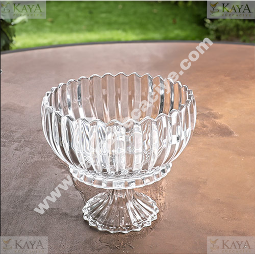 KSV CAM JNW AYAKLI SUNUMLUK YUVARLAK TPW03709 23.3x21.5 CM 1*4