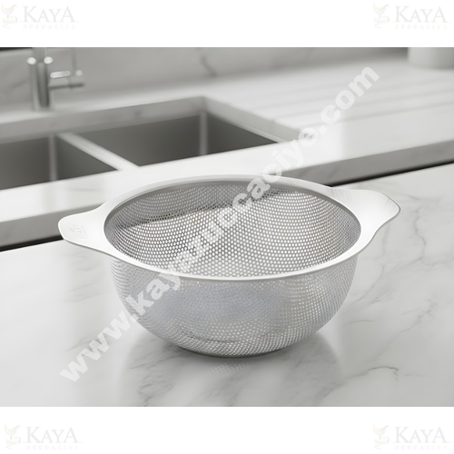 BZD IVORY SÜZGEÇ 304 ÇELİK 20 CM KULPLU SÜZGEÇ 1*80