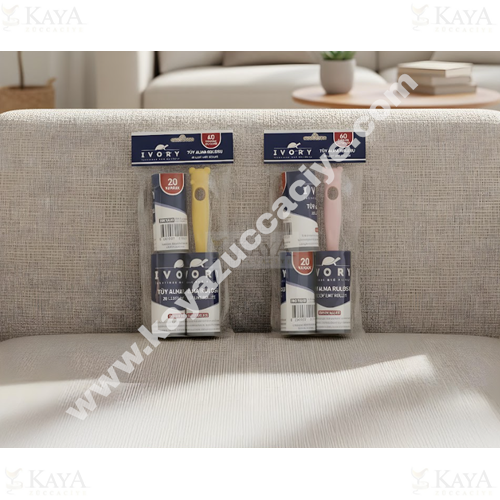 BZD IVORY TÜY ALMA RULOSU YEDEKLİ 20+40 YAPRAK 1*120