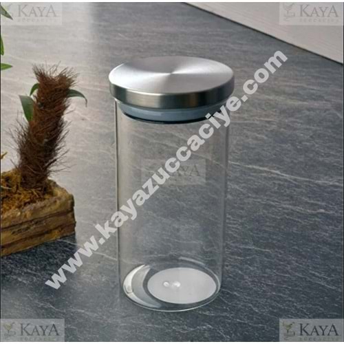 THN KAVANOZ CAM METAL KAPAK 600 ML 1*24