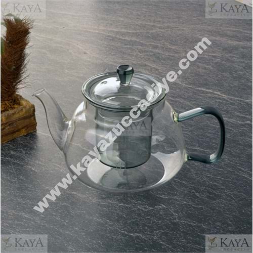 THN CAM DEMLİK SÜZGEÇLİ 650 ML FÜME 1*12