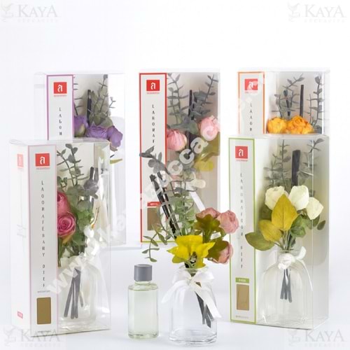 THN ODA KOKUSU CAM ŞİŞEDE ÇİÇEKLİ 50 ML 1*12