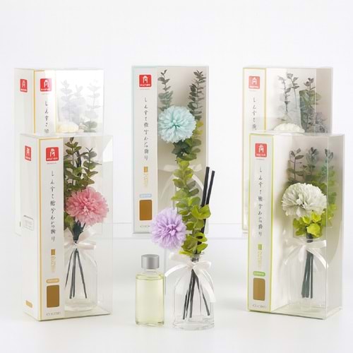 THN ODA KOKUSU CAM ŞİŞEDE ÇİÇEKLİ 50 ML 1*12