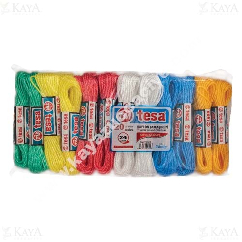 DOLLY TESA PLASTİK ÇAMAŞIR İPİ 20 MT 1*24