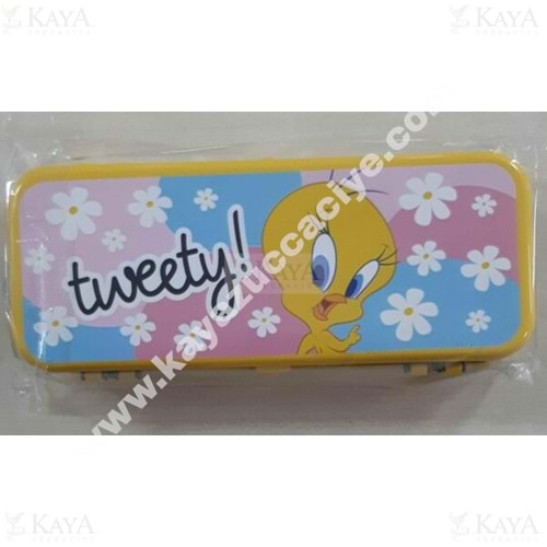 TUFFEX LİSANLI TWEETY KUTU KALEMLİK 7 BÖLMELİ 1*48
