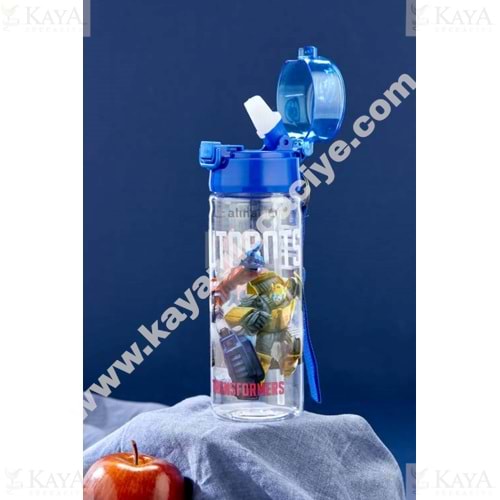 TUFFEX ÇOCUK TRANSFORMERS SOLO PİPETLİ MATARA 500 ML 1*24
