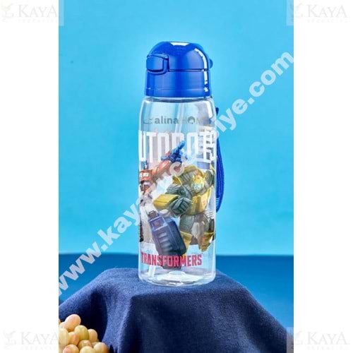 TUFFEX ÇOCUK TRANSFORMERS MONO PİPETLİ MATARA 500 ML 1*24