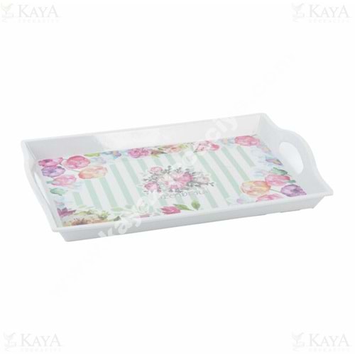 TRİA MELAMİN TEPSİ ORTA EKO KULPLU TEPSİ 27x39 CM ML041E 1*25