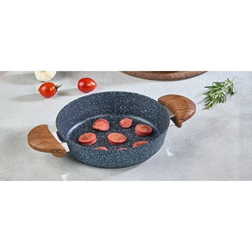 BRİLLANT SAHAN ÇİFT KULPLU TAVA ALPHA GRANİT 18 CM 1*12