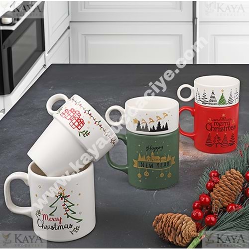 KSV KERAMİKA KUPA JOKER 2 Lİ SİLİNDİR KUPA 1*6